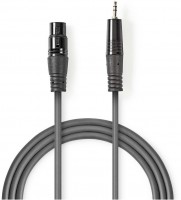 COTH15300GY15 XLR-Audiokabel (1,5m) XLR-3-Pol-Stecker>3,5-mm-Stecker grau