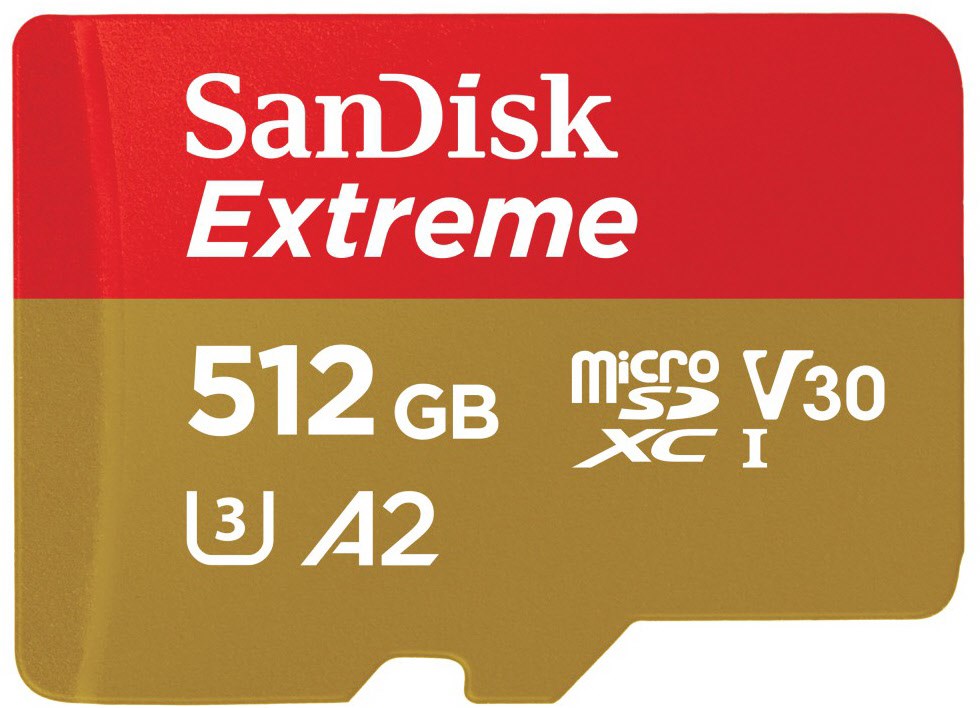 Sandisk microSDXC Extreme (512GB) Speicherkarte Adapter  - Onlineshop EURONICS