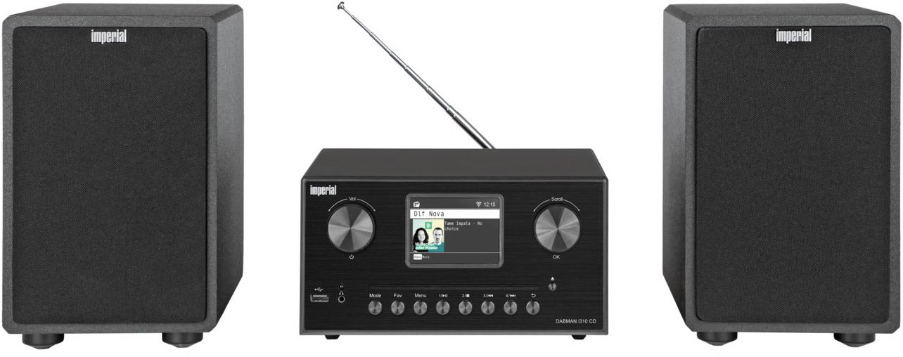 Image of Dabman i310 CD Mini-System schwarz