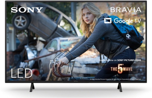 KD-50X75WL 126 cm (50") LCD-TV mit LED-Technik schwarz, 4K Ultra HD, Smart-TV, HDR-Wiedergabe, DVB-T2/DVB-C/DVB-S2, Bravia, Sprachsteuerung