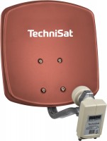 DigiDish 33 Universal-Twin-LNB Satellitenantenne Ziegelrot