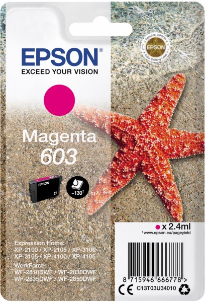 603 (2,4ml) Tintenpatrone magenta