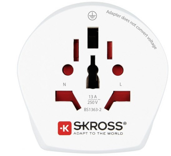 Combo World > UK 2in1 Reiseadapter weiß