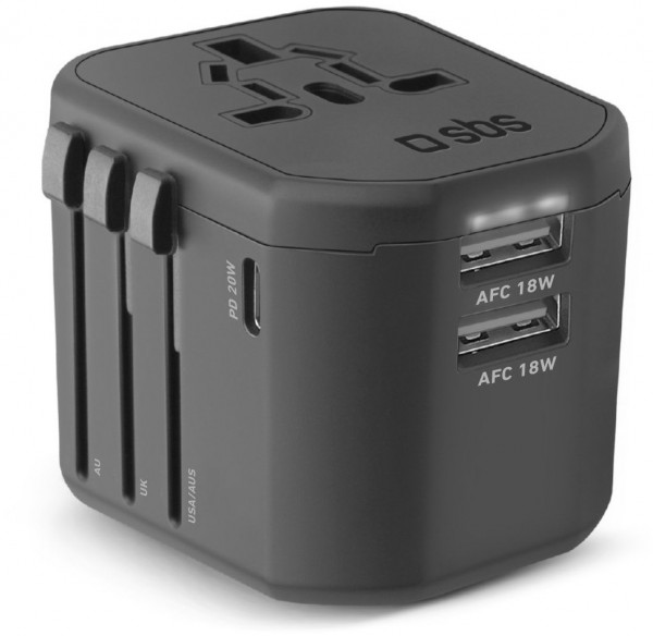 Dual USB World Travel Adapter