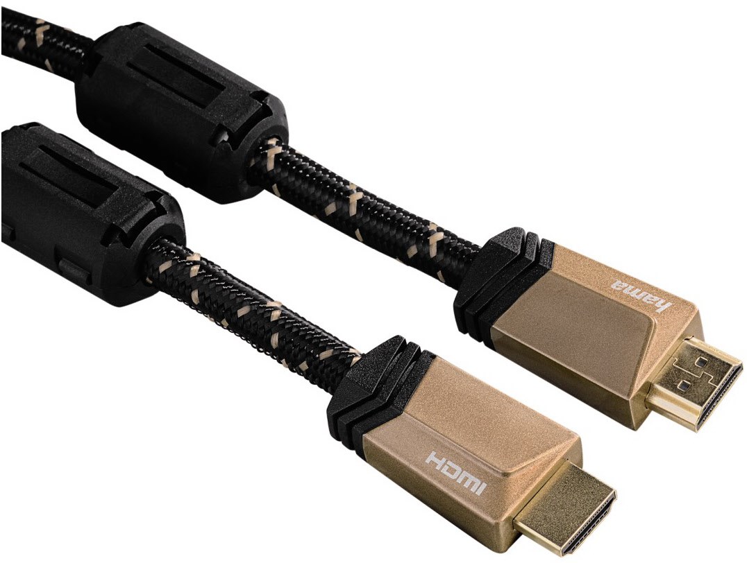 Hi-Speed HDMI Ferrit Metall (1,5m) HDMI-DVI-Kabel