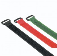 Klett-Kabelbinder 20x250mm (9Stk.) mit Öse farbig