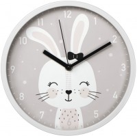Kinder-Wanduhr Lovely Bunny 00186428 weiss