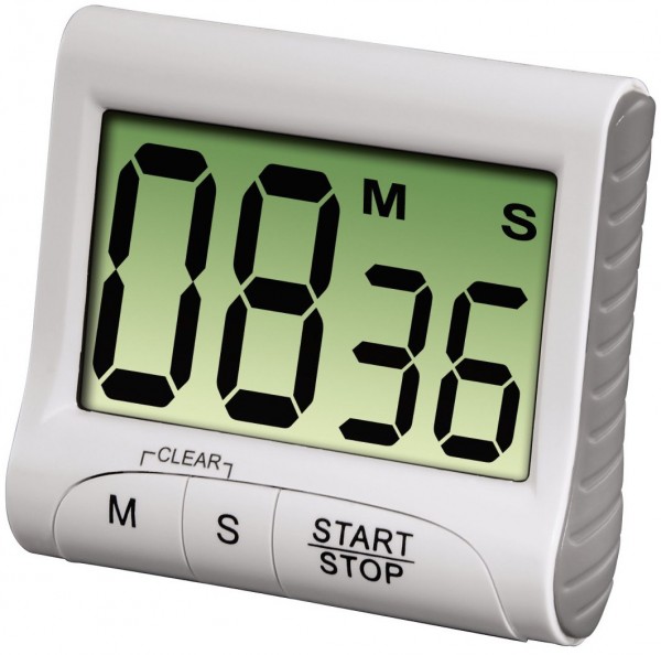 Countdown Digitaler Küchentimer weiß