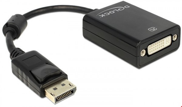 DisplayPort Stecker > DVI 24+5 Bu.
