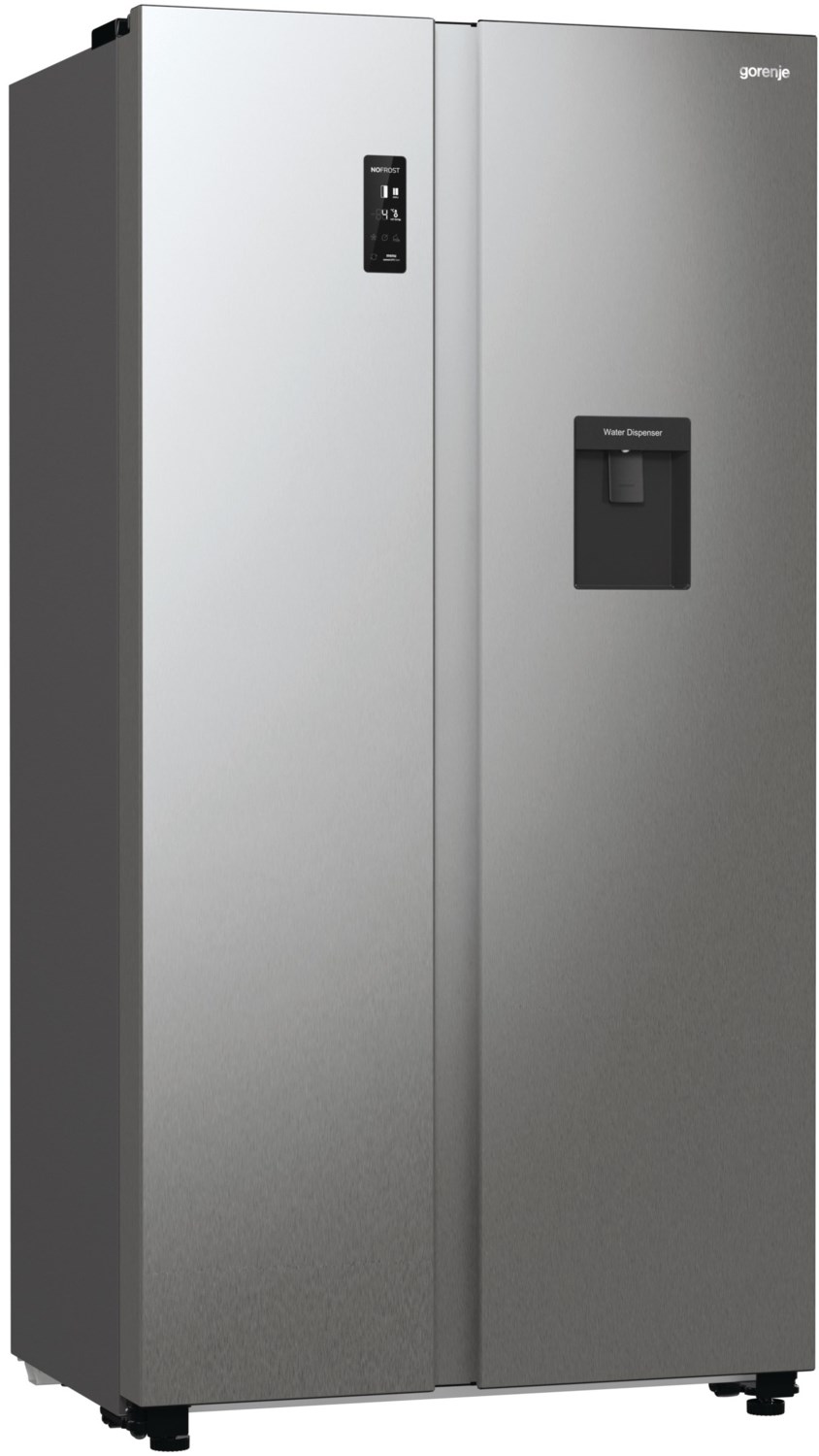 Gorenje NRR9185EAXLWD Side by Side grau metallic
