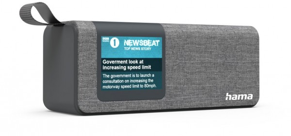 DR200BT Kofferradio mit DAB/DAB+ grau