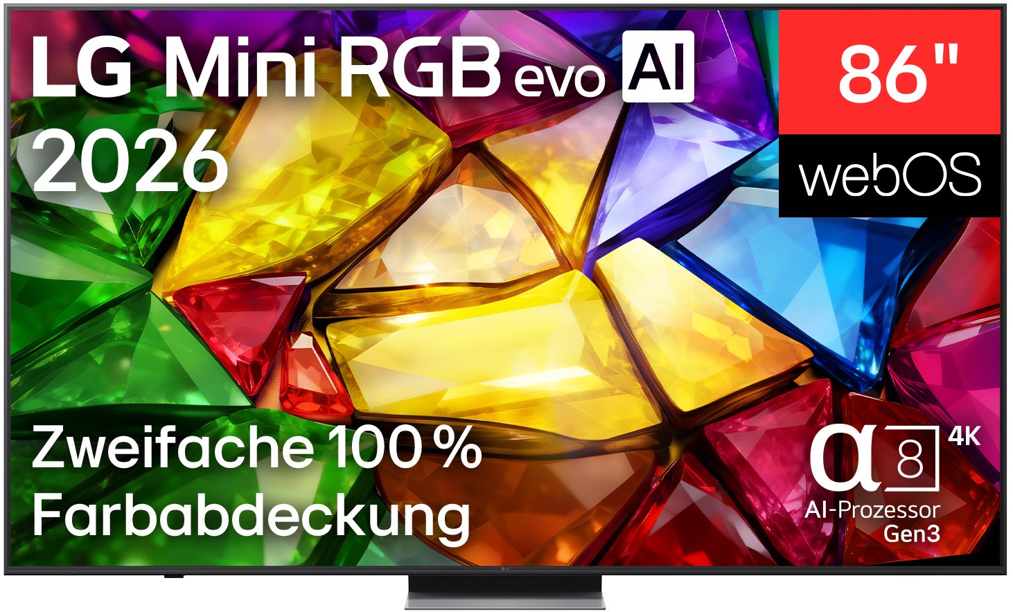 Image of 86MRGB87B9B 217 cm (86") Mini RGB evo AI TV