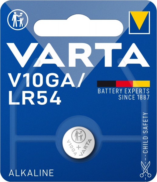 Electronics V10GA 1er Blister Knopfzelle