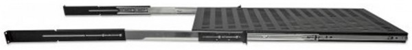 Fachboden 1HE (483x800 mm) schwarz