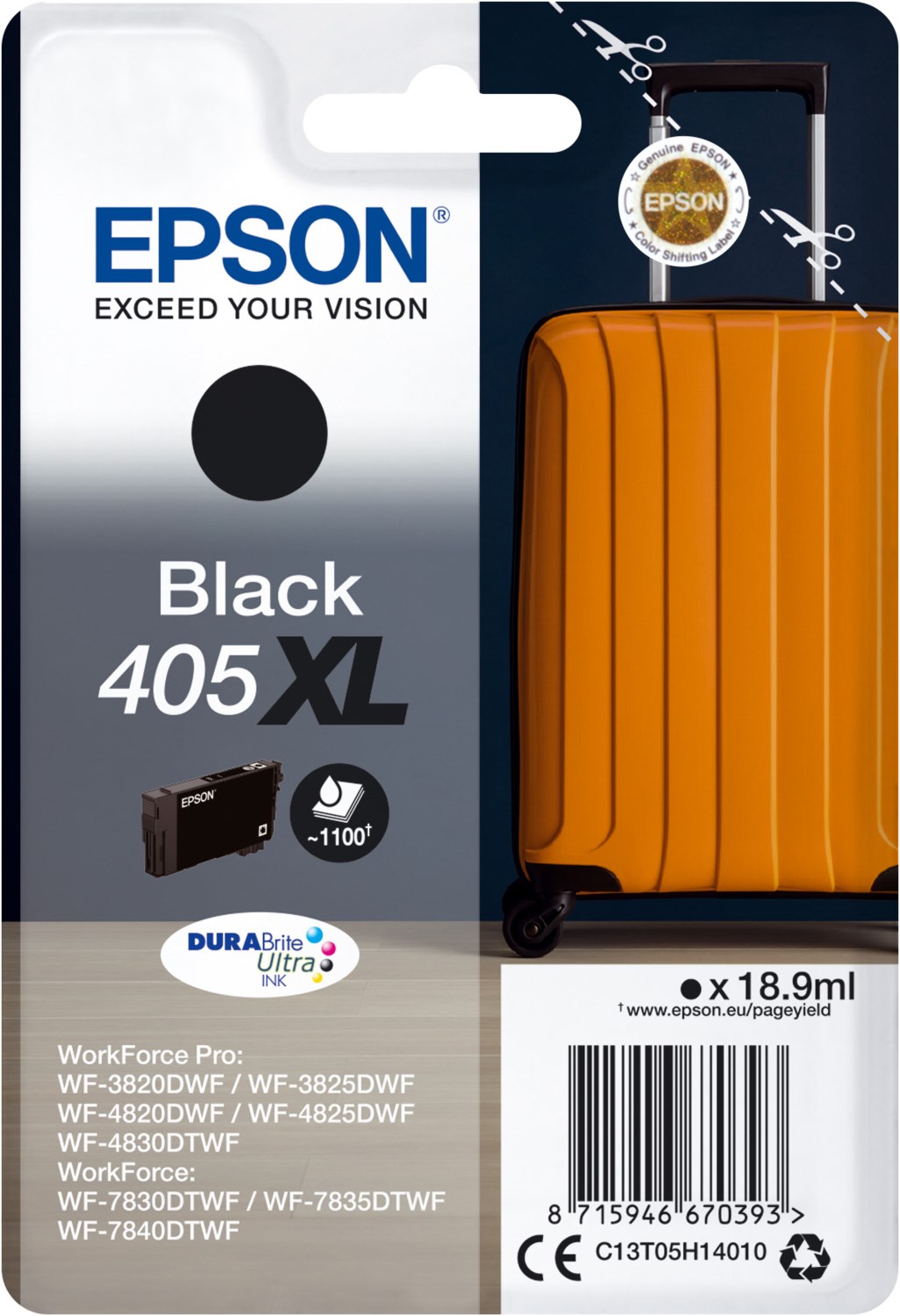 405XL DURABrite Ultra (1.100 S.) Tintenpatrone schwarz
