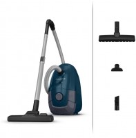 RO3126 Power XXL Parkett Bodenstaubsauger blau/grau, mit Beutel, 4,5 l Staubvolumen, 8,8 m Reichweite, Parkett-Bürste