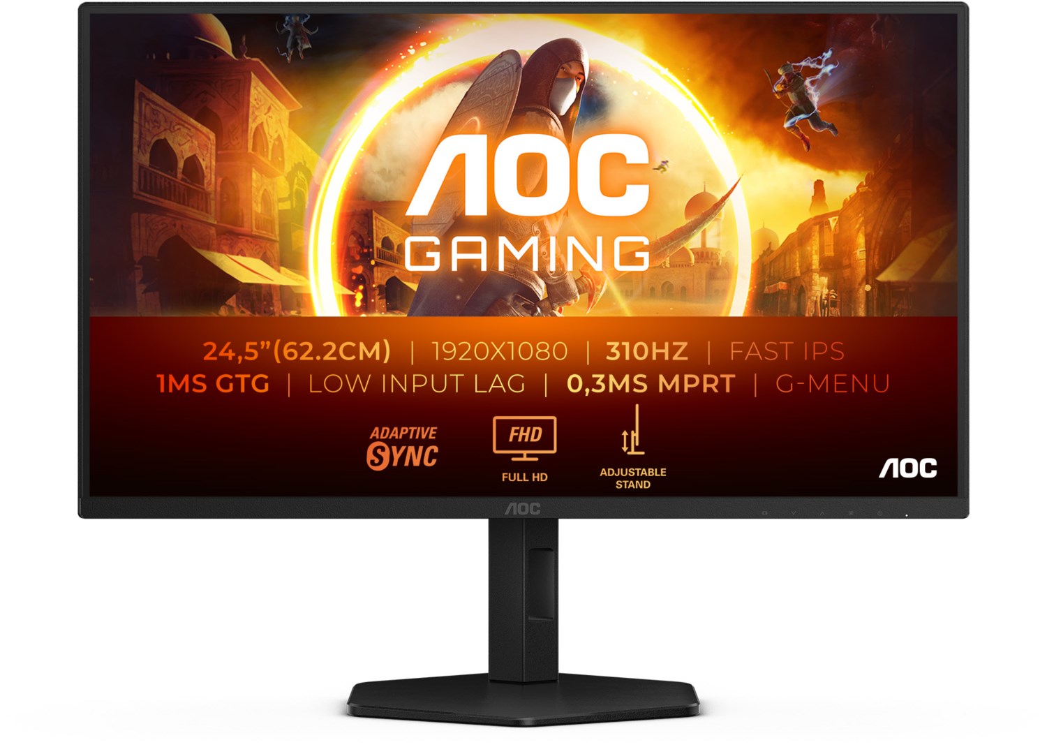 Image of 25G4SXU 62 cm (25") Gaming Monitor schwarz/grau