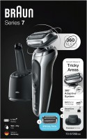 70-S7200cc Series 7 + Scherteil Rasierer silber
