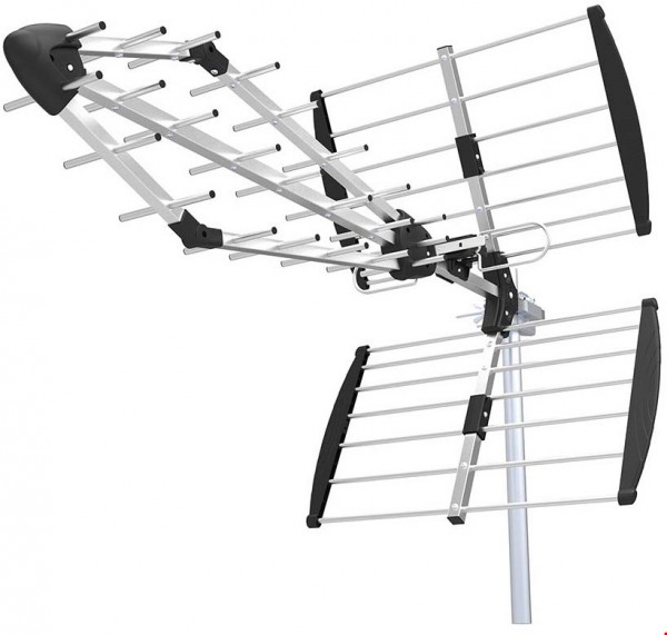 ANOR1000ME DVB-T2 Außenantenne schwarz/silber