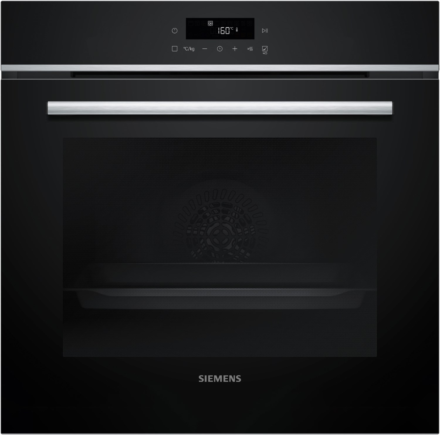 HB572ABS4 Einbaubackofen edelstahl, 71 l, Pizza-Stufe, schnelles Vorheizen, pyrolytische Selbstreinigung, 59,4 cm breit, A+, iQ300