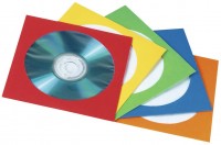 CD/DVD-Papierhüllen (100 Stk.) farblich sortiert
