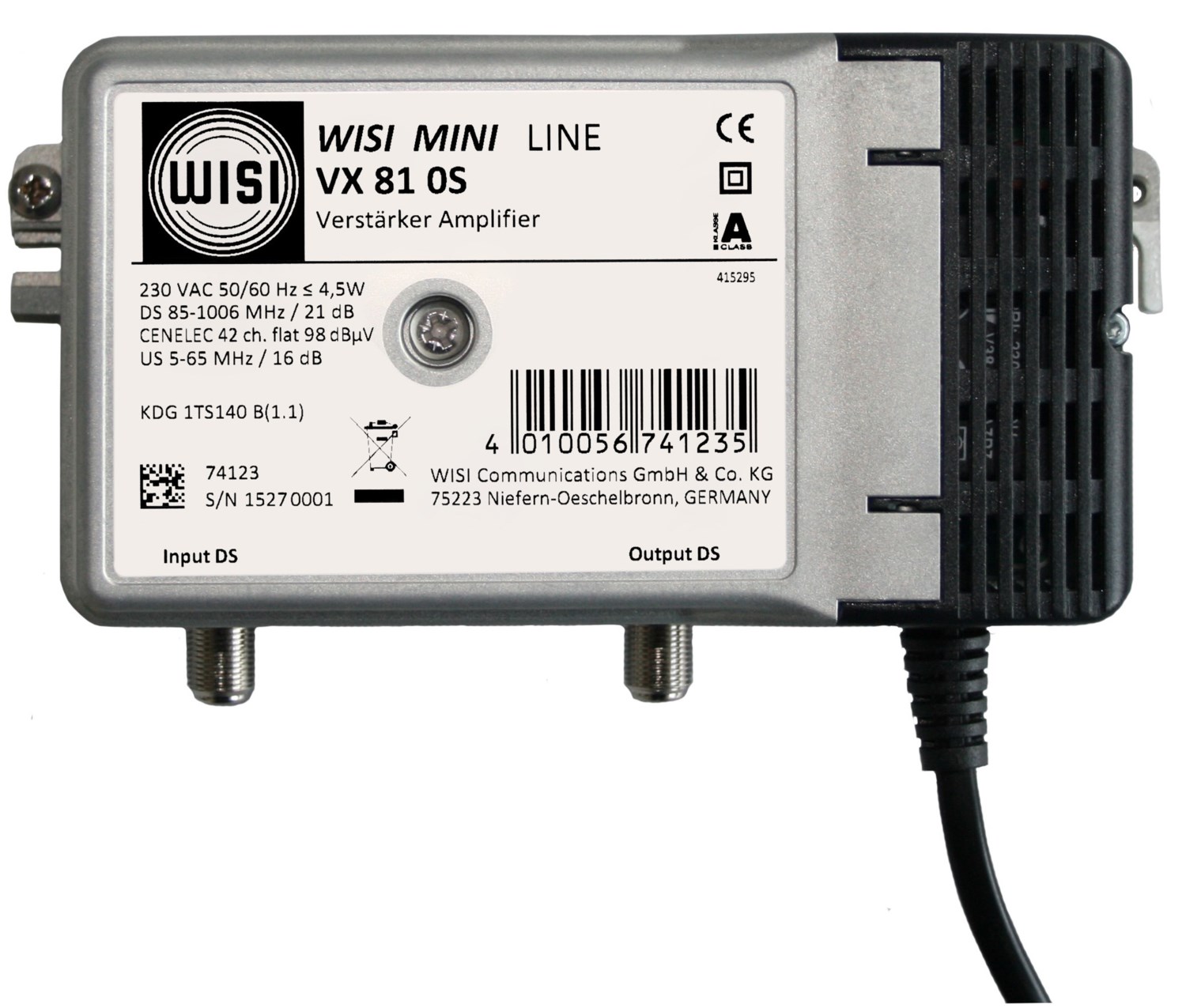 VX 81 0S Hausanschlussverstärker