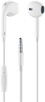 Capsule In-Ear-Kopfhörer mit Kabel weiss