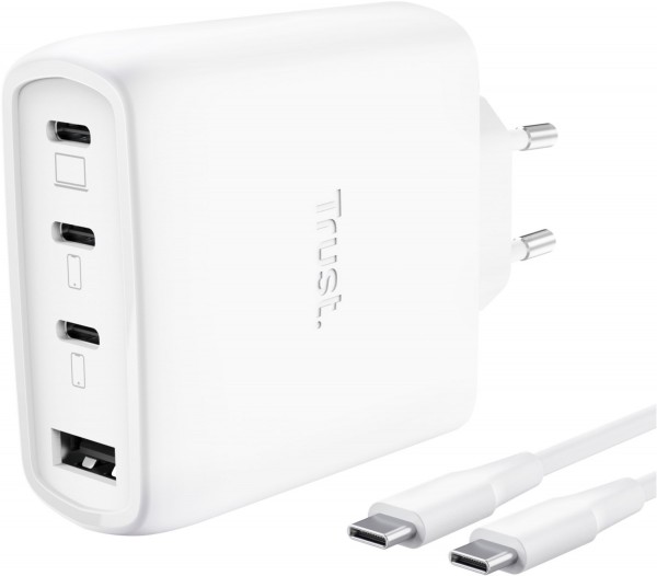 Maxo USB/3x -C GaN Ladegerät (65W) weiß