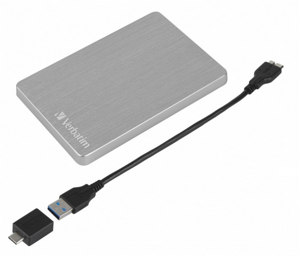 Store 'n' Go Alu Slim USB 3.2 (1TB) Externe Festplatte silber