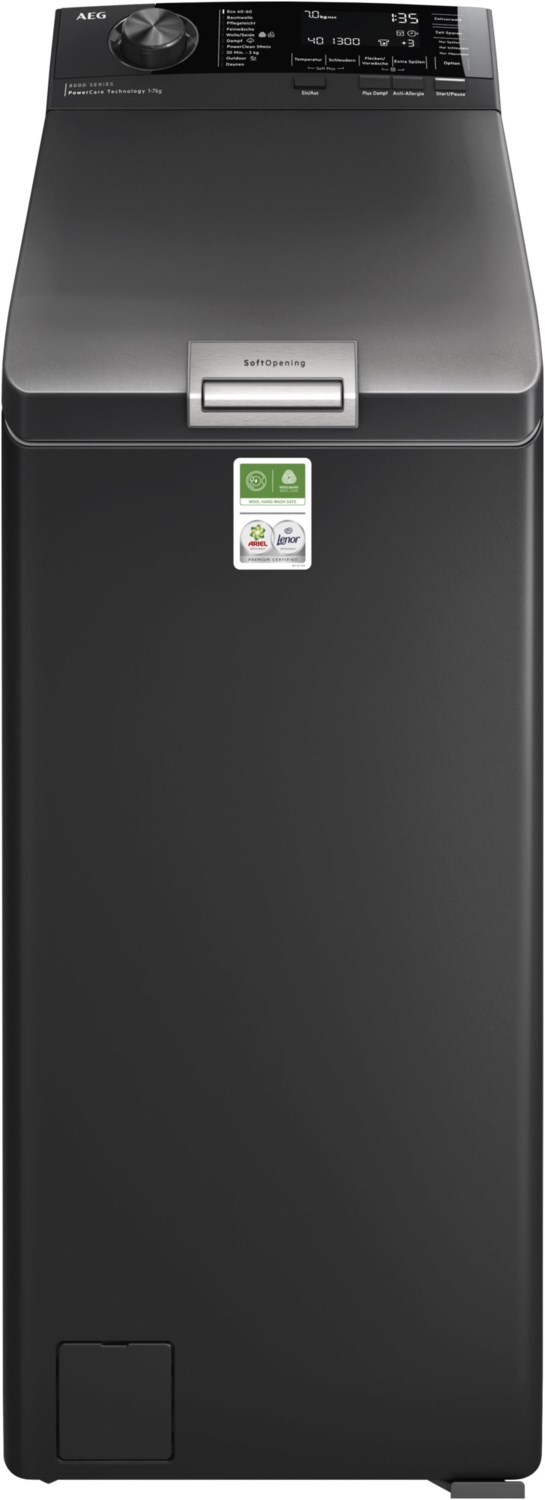 Image of Lavamat LTR8S80370 Toplader (40 cm) matt schwarz, 7 kg, 1300 U/min, Serie 8000, 79 dBA