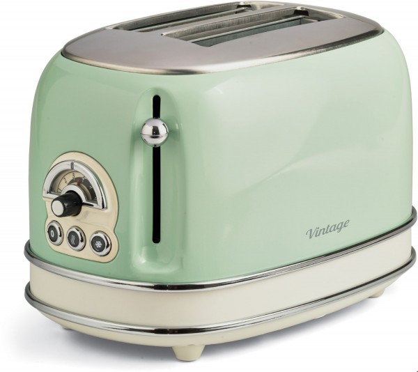 Vintage 2-Schlitz-Toaster grün
