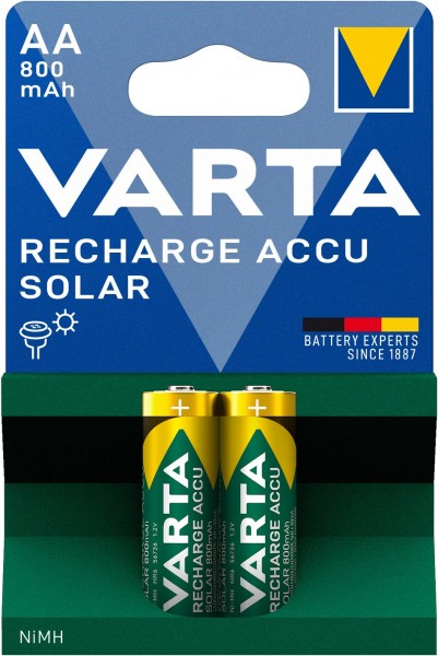 Recharge Accu Solar AA 800 mAh