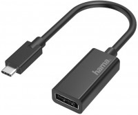 Video-Adapter USB-C-Stecker>DisplayPort-Buchse schwarz