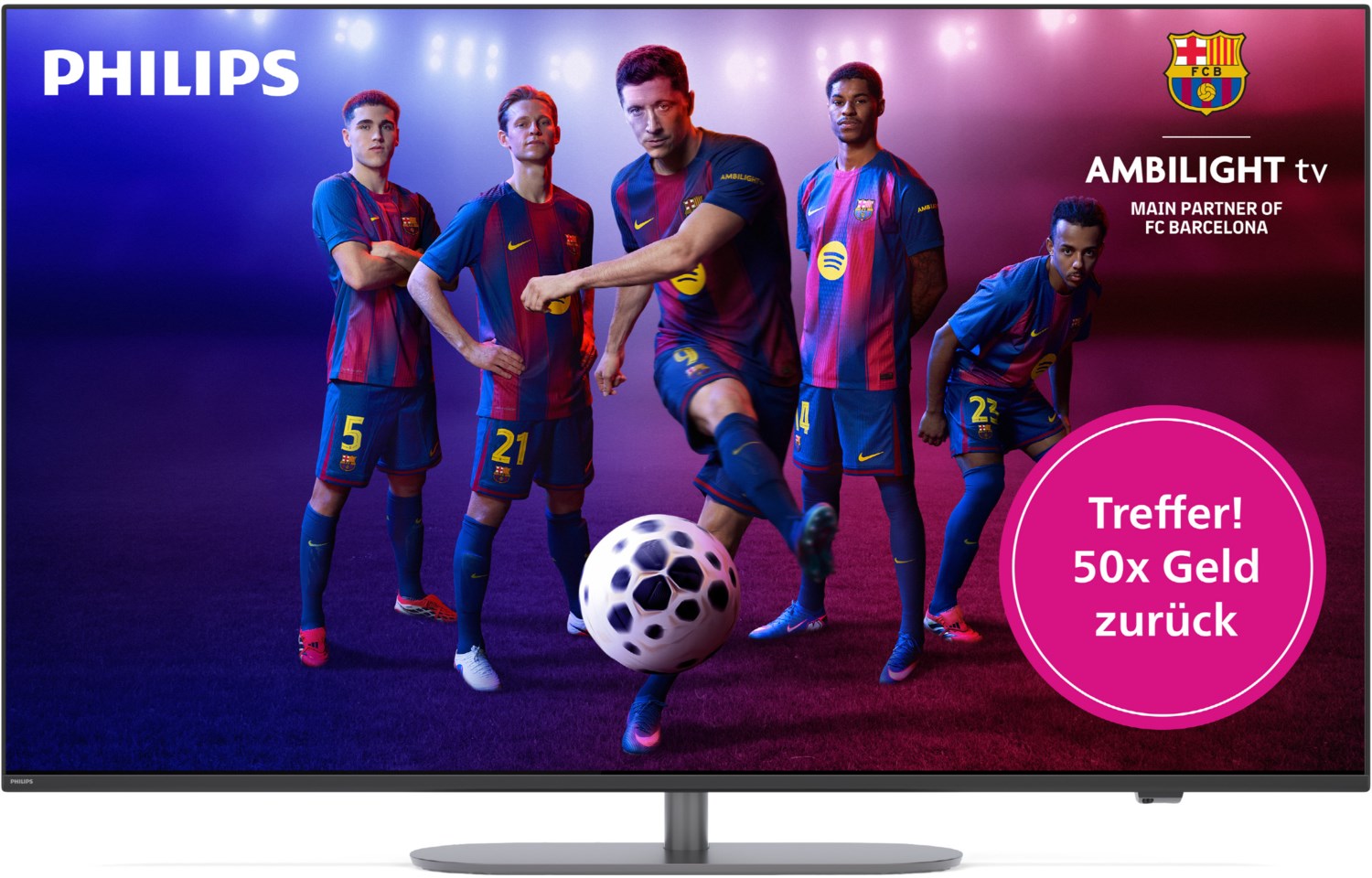 Philips 43PUS9060/12 The One 108 cm (43") QLED Ambilight TV grau