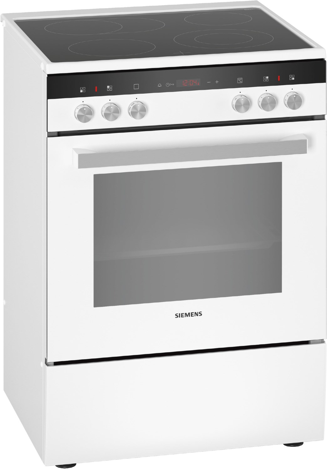 Siemens HK9R3A220 Elektroherd mit Glaskeramikfeld weiß