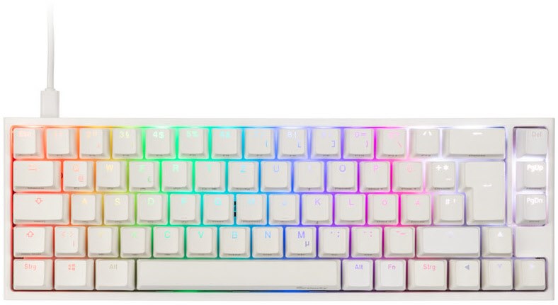 One 2 SF MX-Red Gaming Tastatur weiß