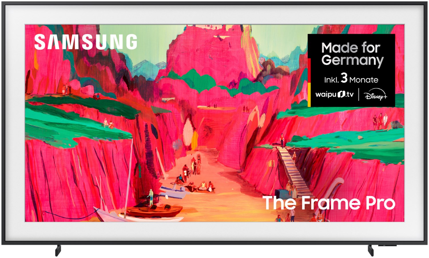 GQ75LS03FWU The Frame Pro (2025) 189 cm (75") Neo QLED Vision AI Smart TV schwarz, 4K Ultra HD, 144 Hz, DVB-T2/DVB-C/DVB-S2, Lifestyle The Frame