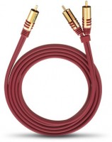 NF Y-Adapter Cinch>2Cinch (8m) Cinchkabel purpurrot