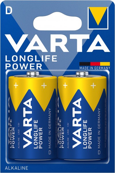 Longlife Power D 2er Blister Mono-Batterie