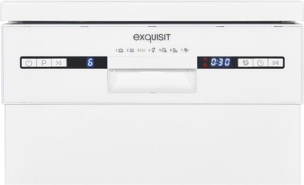 Exquisit GSP 9309-030E Stand-Geschirrspüler 45 cm weiß | EURONICS