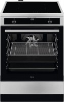 CIB6643BBM Stand-Elektroherd mit Induktionsfeld edelstahl, 73 l, Pizza-Stufe, Heißluftgrill, 59,6 cm breit, A
