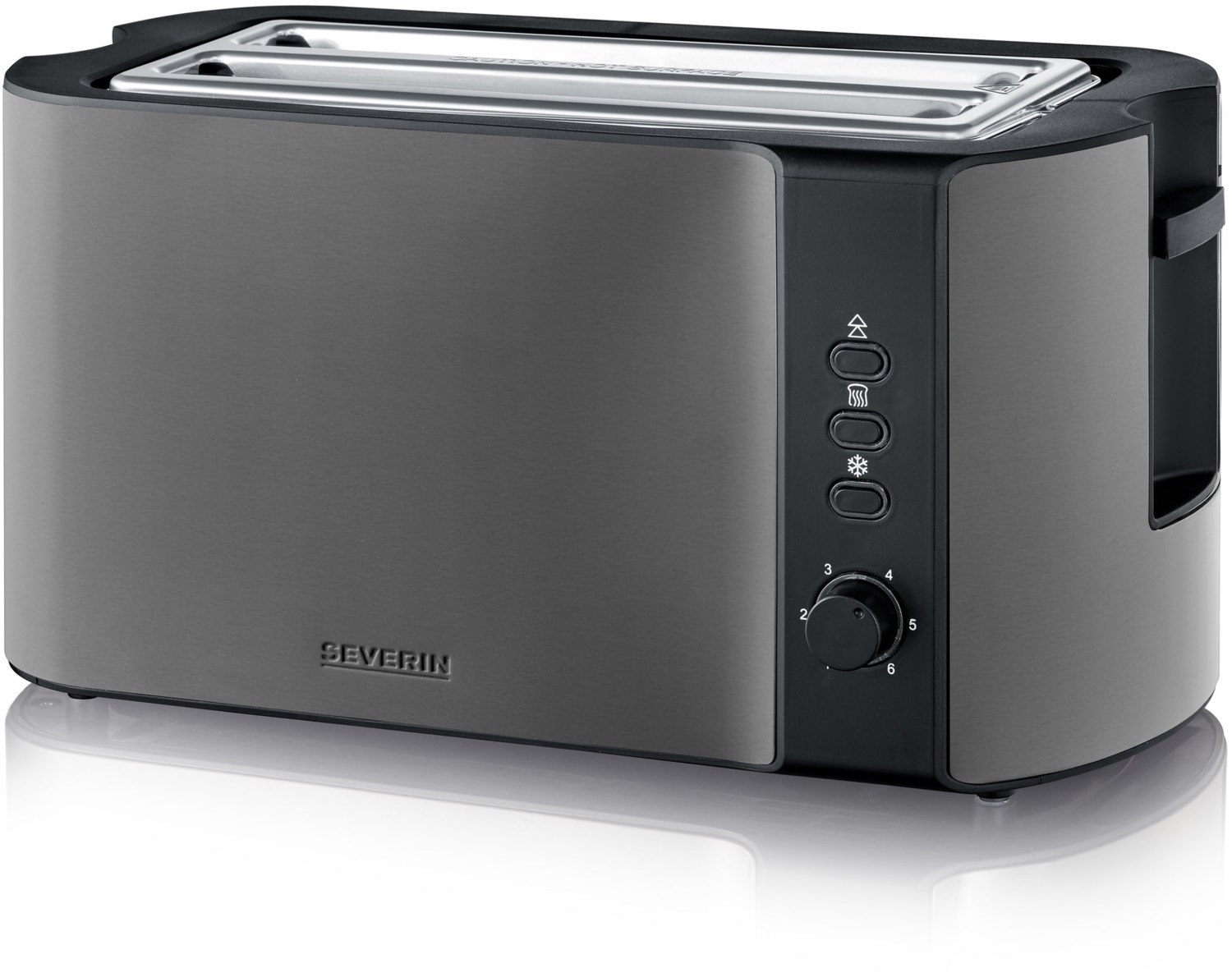 Image of AT 9341 Langschlitz-Toaster schwarz/edelstahl