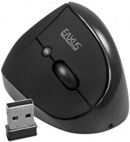 Vertikale Wireless Maus schwarz