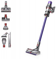 V11 Torque Drive Extra Akku-Stielsauger nickel/violett, 220 W, 60 min Laufzeit, 0,76 l Staubvolumen, Display, Elektro-Bodenbürste