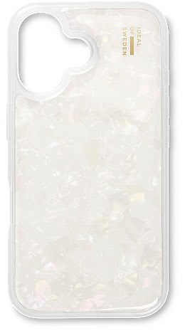 Pearlised Case MagSafe für iPhone 16 weiß