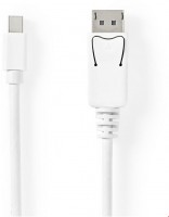 CCGB37404WT20 Mini-DP Kabel (2m) weiß Mini-DisplayPort-Stecker>DP-Stecker