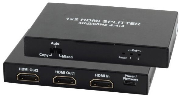 HDMI-Splitter/Verteiler Ultra HD 2x