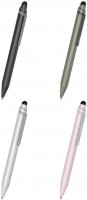 2in1-Eingabestift Mini (28 Stk.) für Smartphones und Tablets dunkelgrau/hellgrau/rosegold/silber