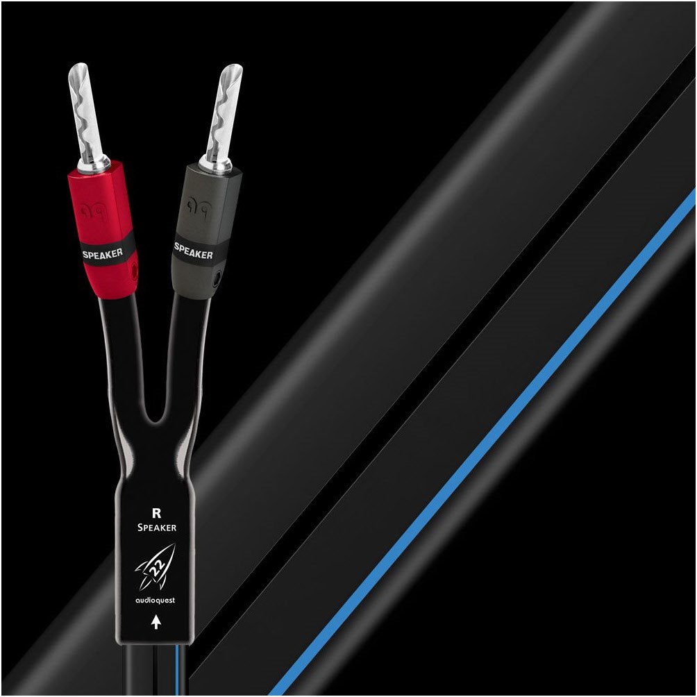 Rocket 11 Kabel 2Stk. (2,5m) Lautsprecherkabel schwarz