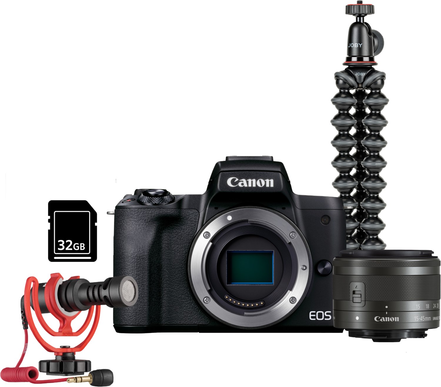EOS M50 Mark II Vlogger Kit Digitale Systemkamera schwarz